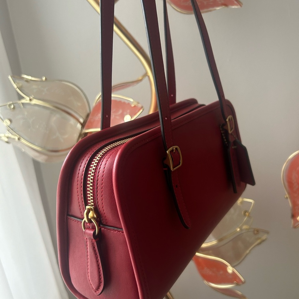 Coach Swing Zip in Ruby Red - Picture 3 of 6